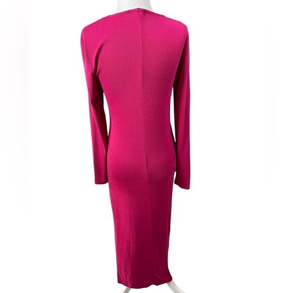 Bourdeaux Long Sleeve Maxi Dress Pink Anthropologie size Small/petite - Picture 14 of 14